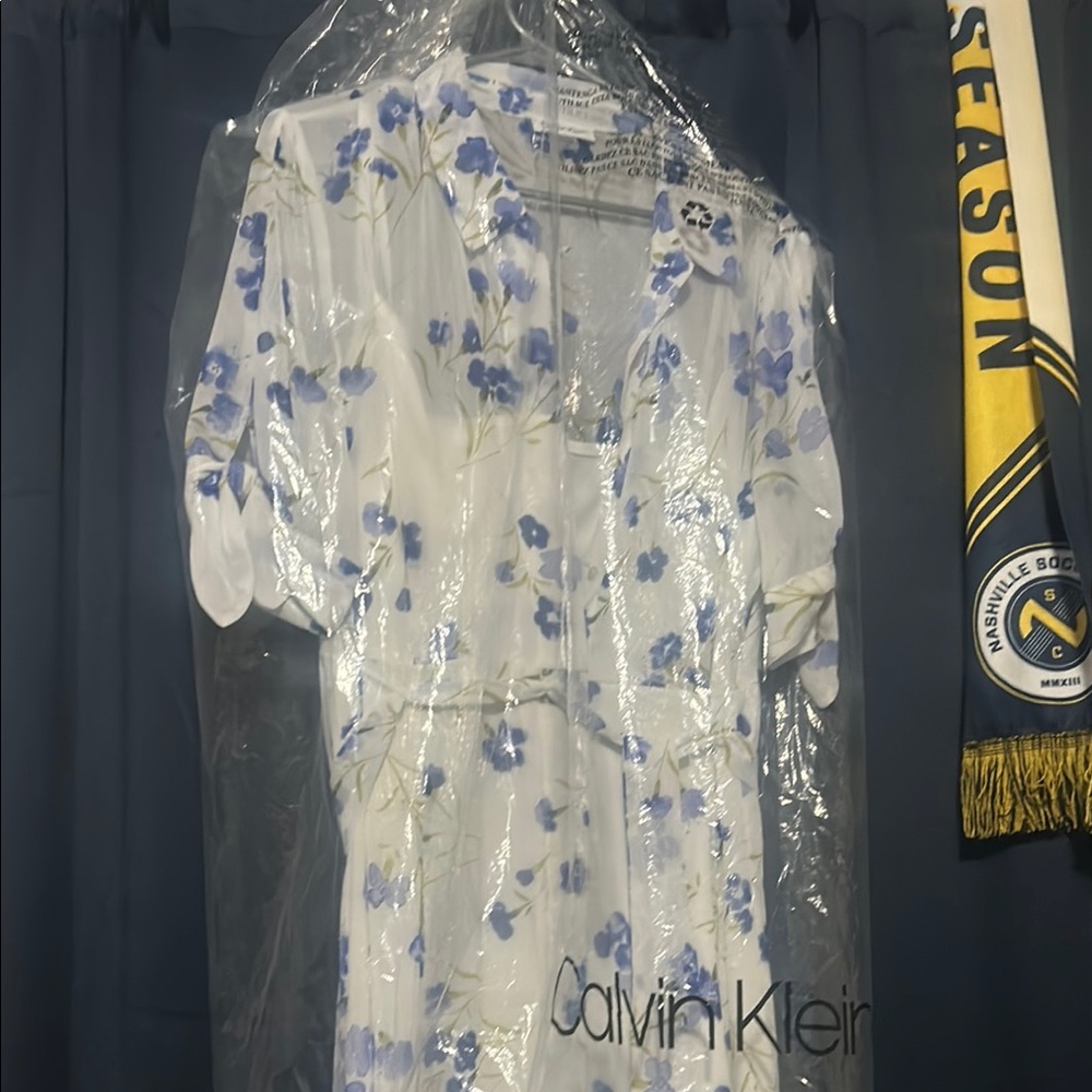 Calvin Klein Floral Print Dress
